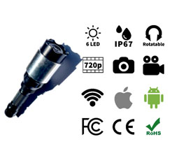 F9 Heavy Duty Flashlight LED With Camera