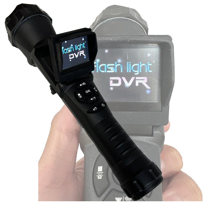 F9 Heavy Duty Metal Flashlight DVR Camera