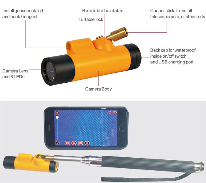 TVS-100 Telescopic WiFi Wireless Android & Iphone