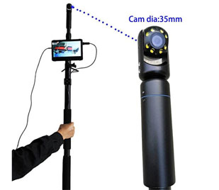 TVS-360 Telescopic Pole Pan-Tilt Inspection Camera