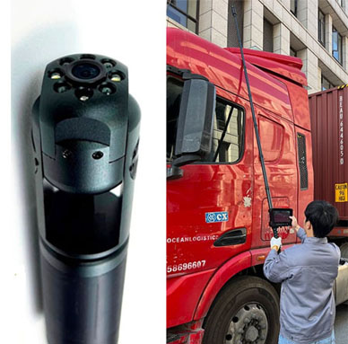 TVS-500-PT Extendable pole with Camera head